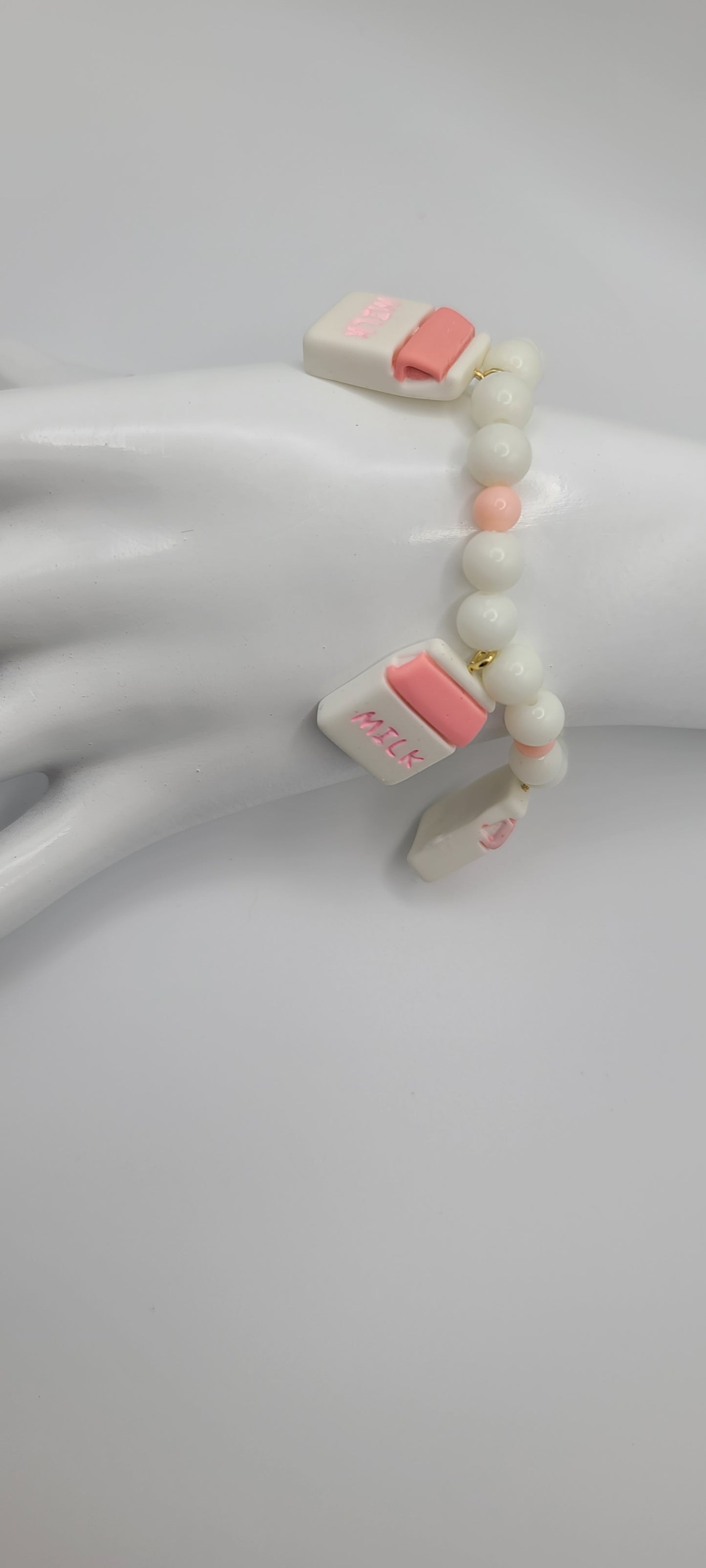 Milk Carton Charm Bracelet