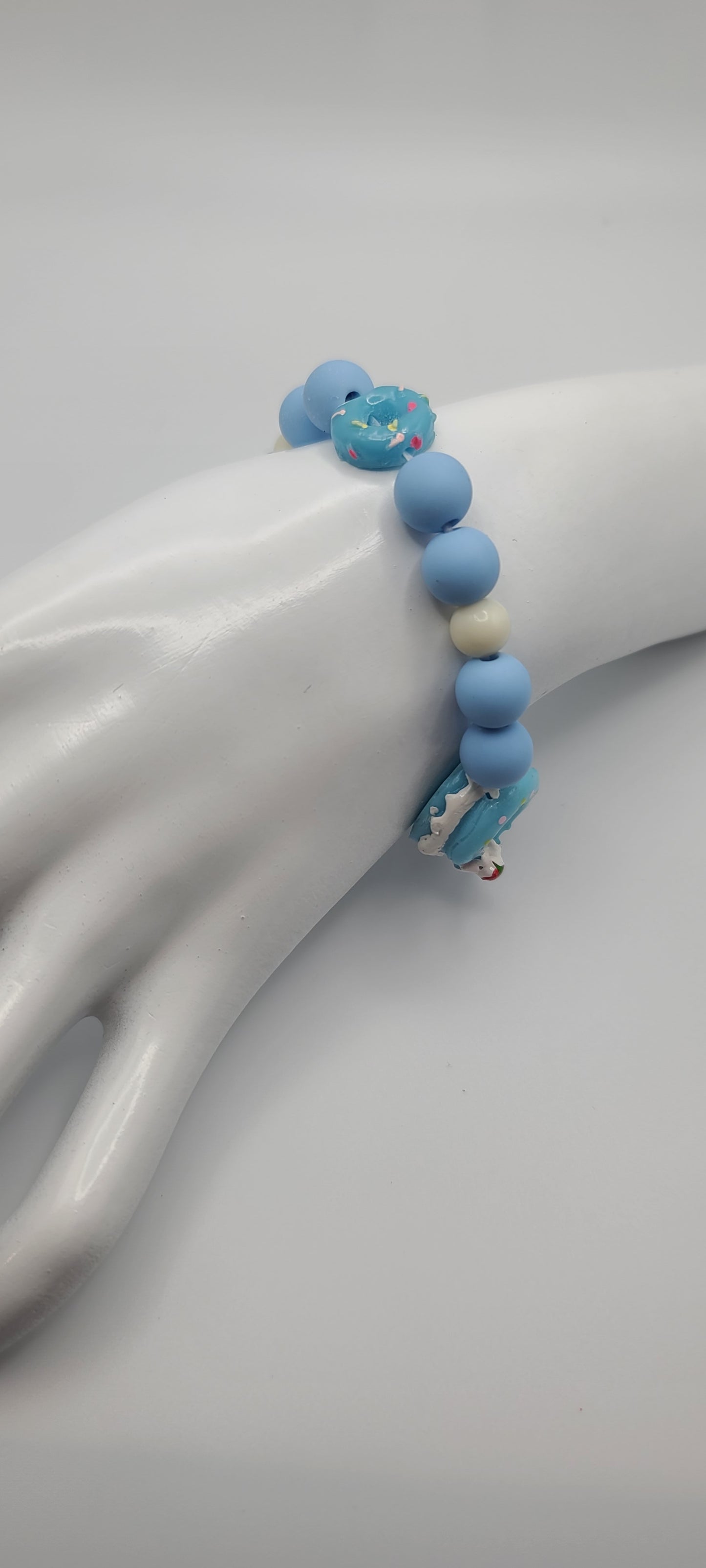 Blue Pastry Themed Bracelet