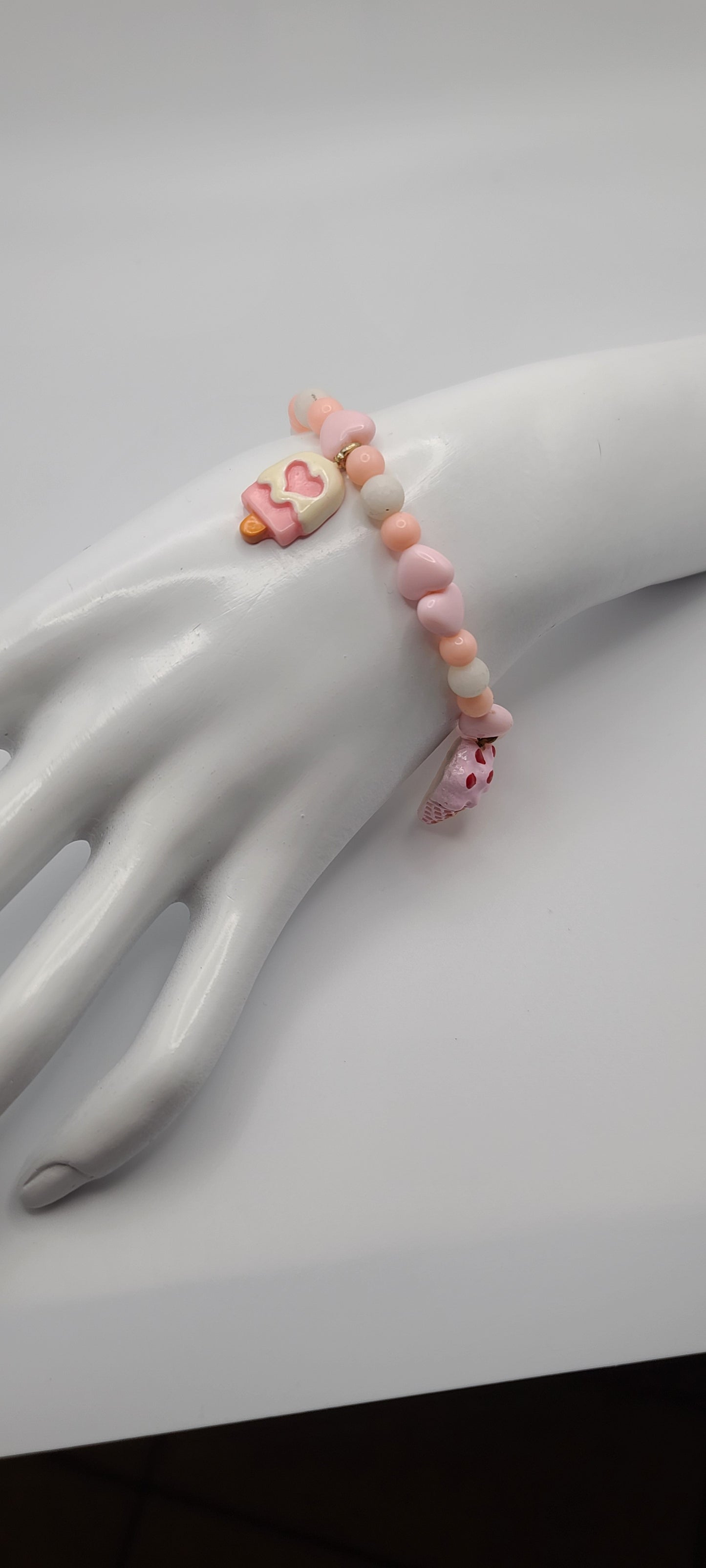 Pink Popsicle Charm Bracelet