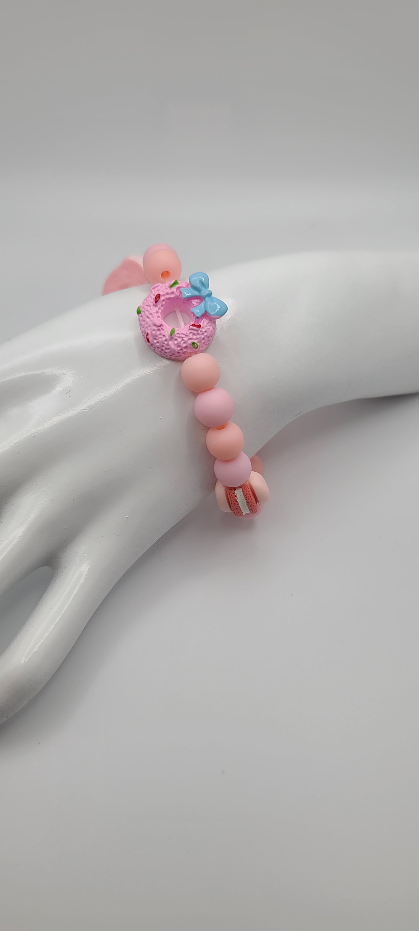 Pink Pastry Charm Bracelet