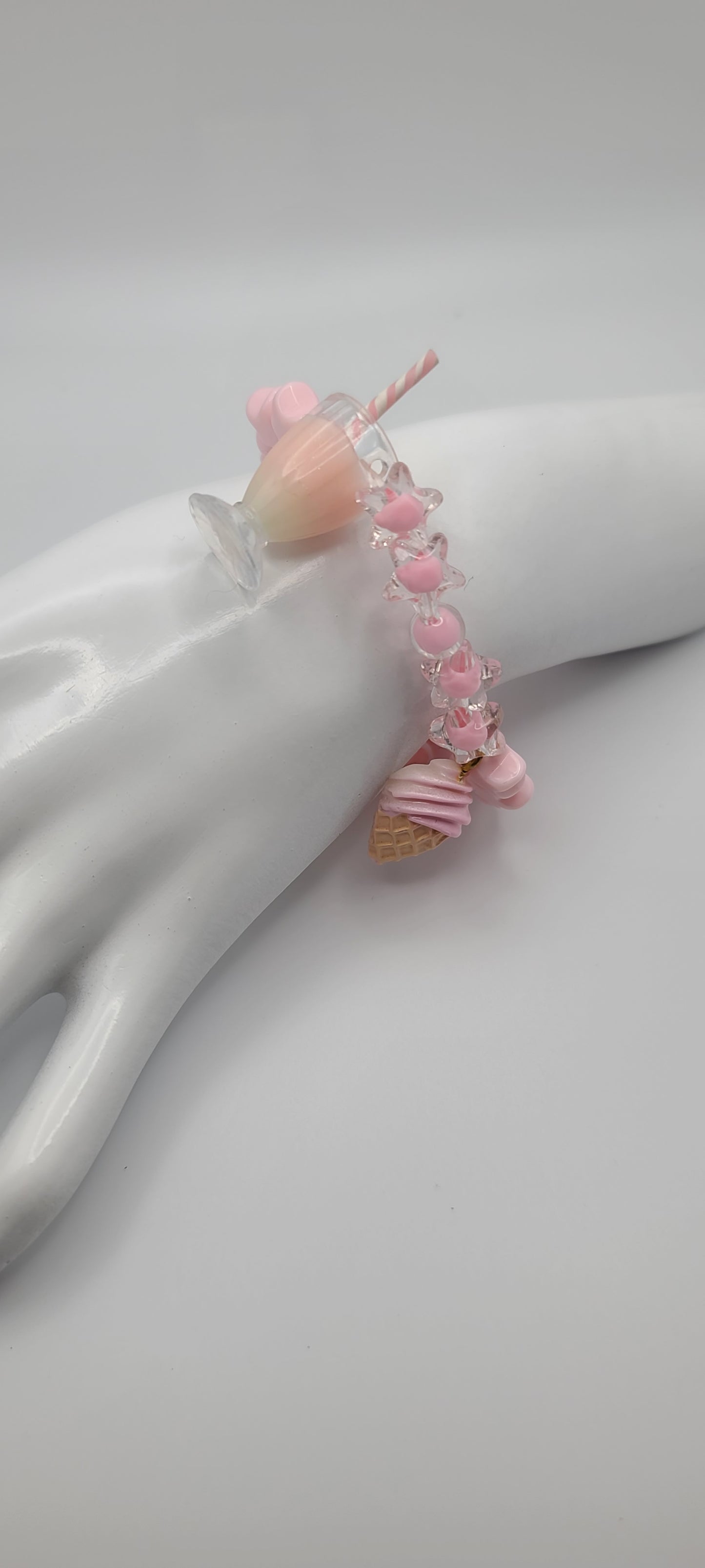 Pink Ice Cream Bracelet