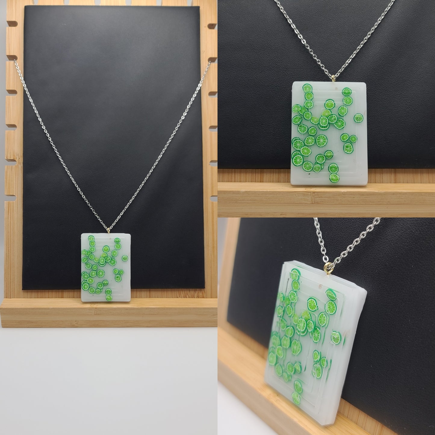 White Chocolate Bar with Fruit Necklace