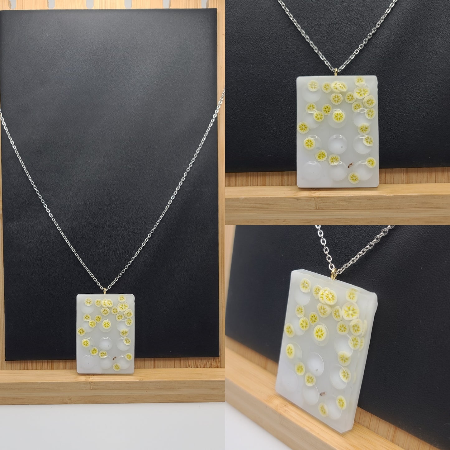 White Chocolate Bar with Fruit Necklace