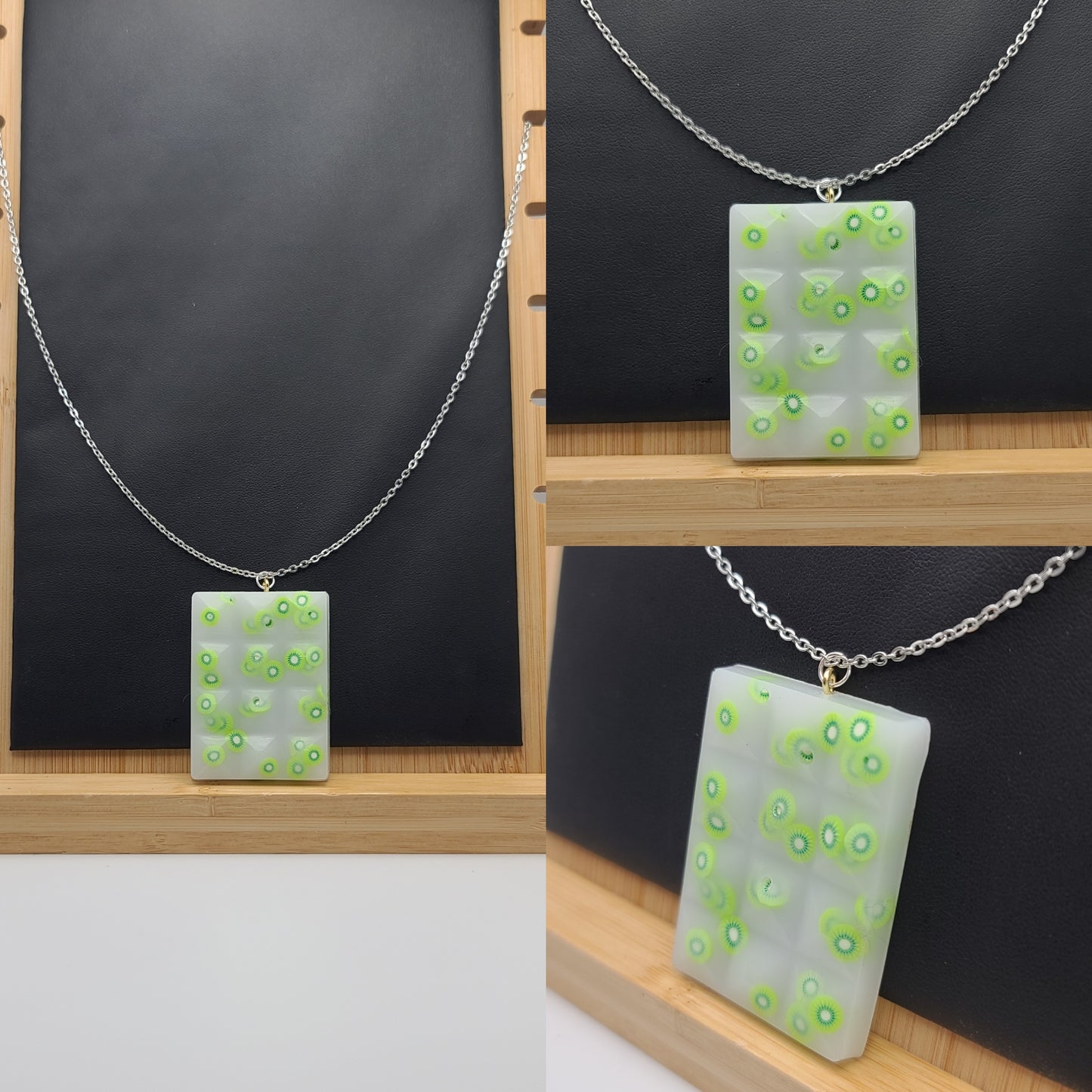 White Chocolate Bar with Fruit Necklace