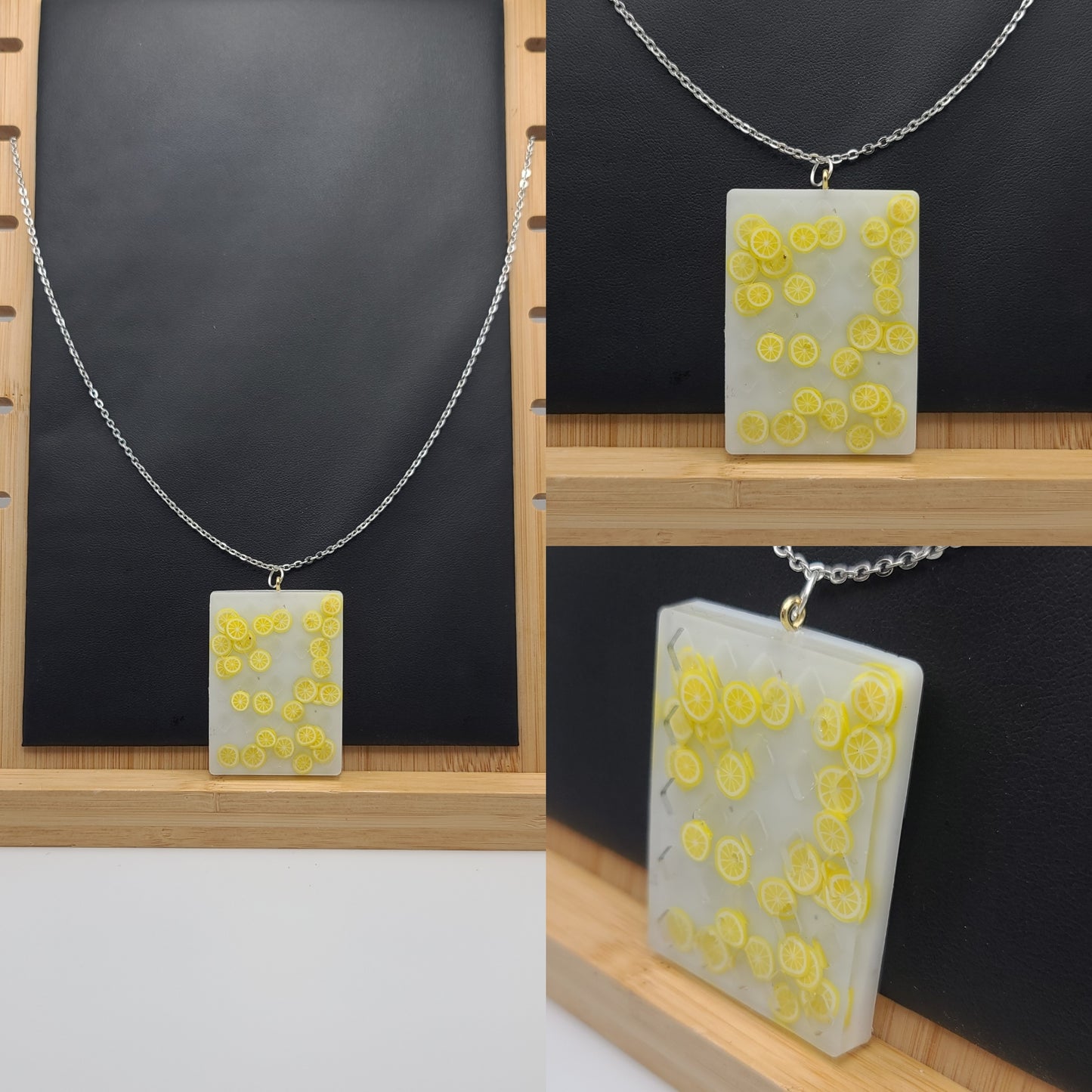 White Chocolate Bar with Fruit Necklace