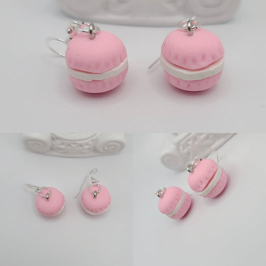 Pink Mini Macaron Earrings